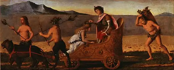 Dioniso y Ariadna, por Cima da Conegliano (1505)