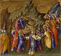 Giovanni di Paolo, El entierro de Cristo