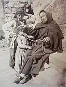 Fraile siciliano, finales del siglo XIX.(Wilhelm von Gloeden)