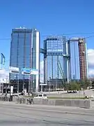 Construcción de la East Tower en 2014