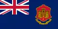 State Ensign de Gibraltar. Pabellón gubernamental de Gibraltar.