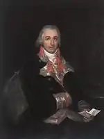 Francisco de Goya —Retrato de don José Queraltó como doctor del ejército