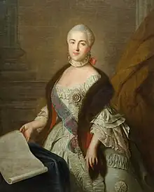 Catalina la Grande, por Ivan Petrovich Argunov (1727–1802)