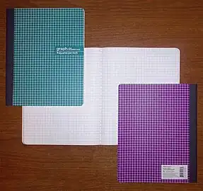 Cuadernos de ejercicios escolar usados en Estados Unidos (80 hojas)