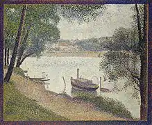 Tiempo gris, Grande Jatte, 1888, Museo de Arte de Filadelfia