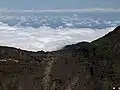 Gran pared del cráter