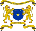 Gran escudo de armas de la República Democrática del Congo (1999 - 2003).