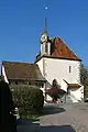 La capilla y el Ayuntamiento de Greifensee