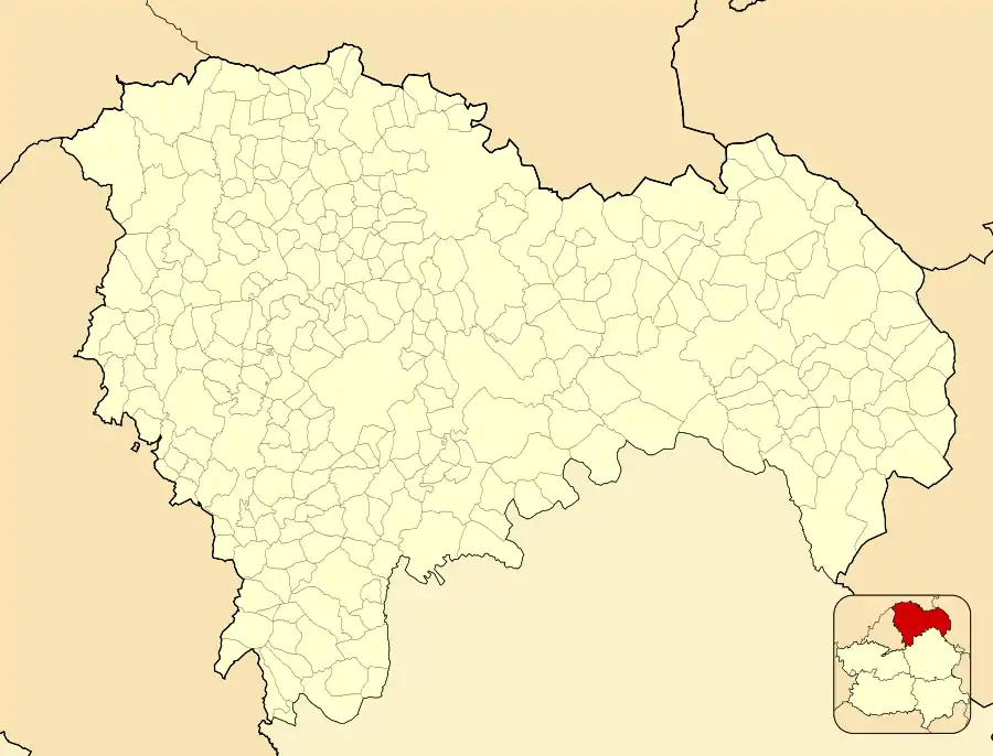 Guadalajara ubicada en Provincia de Guadalajara