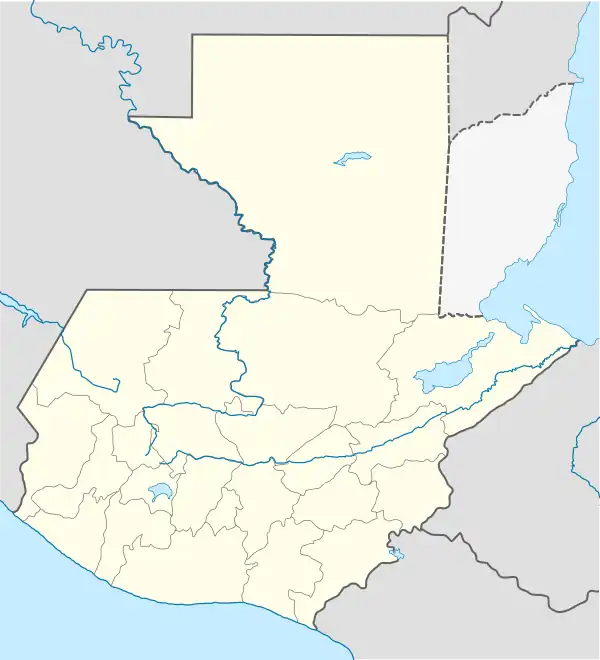 Cobán ubicada en Guatemala