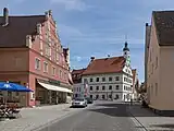 Bürgerhaus y el ayuntamiento
