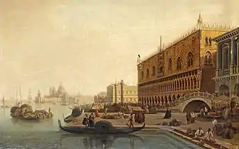 Vista de Venicia (1843)