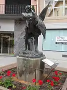Hércules, plaza del Pilar, Igualada (1895).