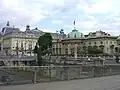 Cinco bajorrelieves y seis estatuas alegóricas, piedra, París, Hotel de Salm, Palacio de la Legión de Honor, cuerpo central del quai Anatole-France