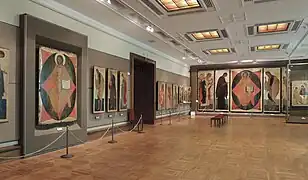 Sala en la Galería  Tretyakov en Moscú.