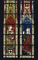 Salomón y la madre verdadera. Vidriera de la catedral de Estrasburgo (ca. 1340).
