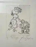 The Beggar, 1971, xilografía, 1/3