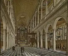 Pintura del interior, de  Hieronymus Janssens y Wilhelm Schubert van Ehrenberg, ca. 1660