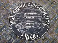 Construcción de puente alto (1848)