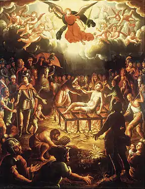 El martirio de san Lorenzo