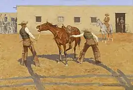 Su primera lección, 1903