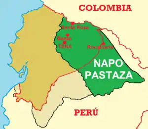 Napo - Pastaza en 1920