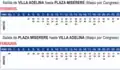 Horario feriado