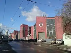Garaje de la calle Novoryazánskaya  (1926-1929) (Mélnikov) y Shújov)