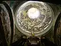 Cúpula de la capilla de san Orencio y santa Paciencia, pinturas de Juan Jerónimo Jalón (s. XVII)