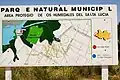 Mapa de los Humedales del Santa Lucía