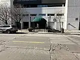 Vista de 2024 del lugar donde dispararon a Roosevelt.
