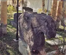 A sheep gravestone in Iğdır