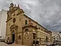 Fachada Principal de la Iglesia Parroquial del Sagrado Corazón de Jesús de Huelva.