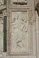Relieves de Agostino di Duccio en el oratorio de San Bernardino (Perugia).