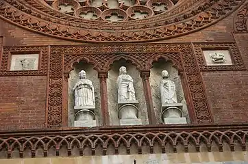 Detalle de la fachada