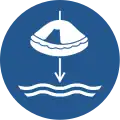 M040 — Baje la balsa salvavidas al agua (Secuencia de lanzamiento de bote salvavidas)