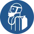 M047 — Use un equipo de respiración autónoma