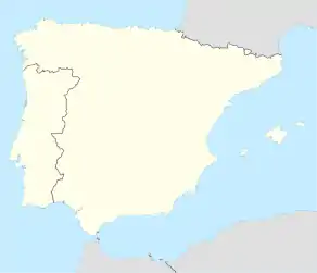 Asturica Augusta ubicada en Península ibérica