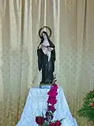 Talla de Santa Rita de Casia.