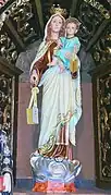 Talla de la Virgen del Carmen
