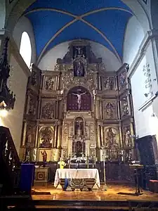 Retablo del altar mayor
