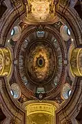 Detalle de los frescos de la cúpula.