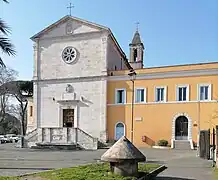 Iglesia de San Pietro in Montorio, y Academia a la derecha.
