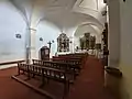 Interior del templo.