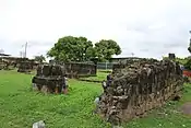Ruinas del convento de la Merced. Fue uno de los conventos más alejados de la plaza mayor.