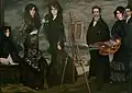 Mi tío Daniel y su familia, de Ignacio Zuloaga, 1910.