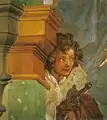 Muchacho, detalle fresco Villa Petraia
