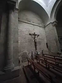 Situación del Cristo en el falso curcero
