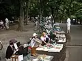 Un domingo en el Parque Inokashira.