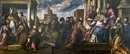 El Papa San Cleto funda la Orden de los Crucifijos